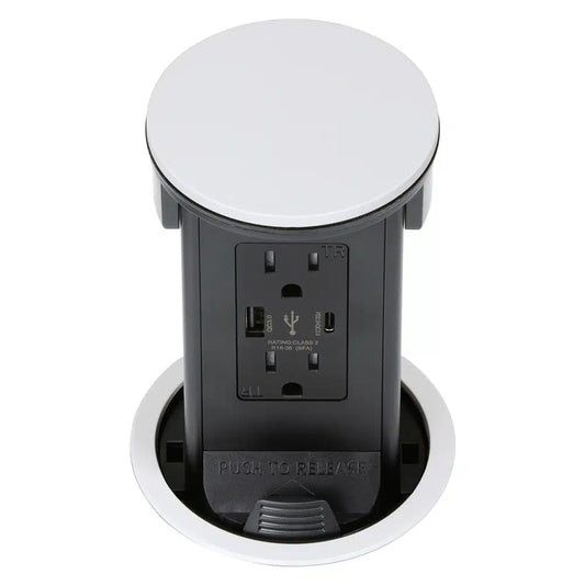 Lew Electric PUR15ACQD-RWT White Kitchen Countertop Box