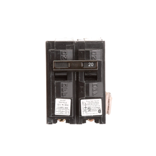 Siemens 20 Amp 120 Volt 1 Pole Molded Case Circuit Breaker with Shunt Trip
