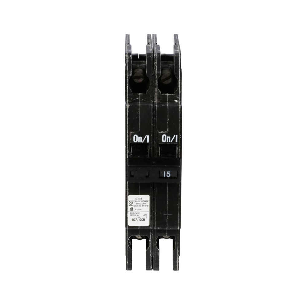 Cutler Hammer 15 Amp 120/240V 2-Pole Thermal Magnetic Circuit Breaker