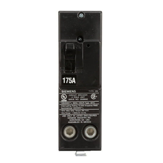 Siemens 175 Amp 120/240V 2 Pole Plug-In Circuit Breaker 10kAIC Q Frame