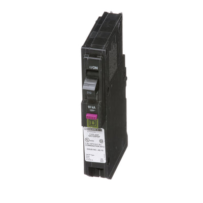 Square D 20A 120V 1-Pole Dual Function (AFCI/GFCI) Circuit Breaker Plug-On Neutral