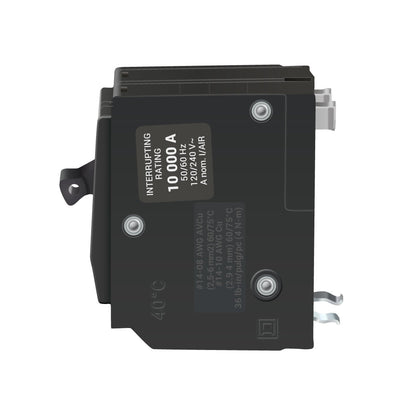 Square D 30 Amp 2 Pole 120/240VAC Circuit Breaker QO Series Plug-In 10kA Interrupt Rating