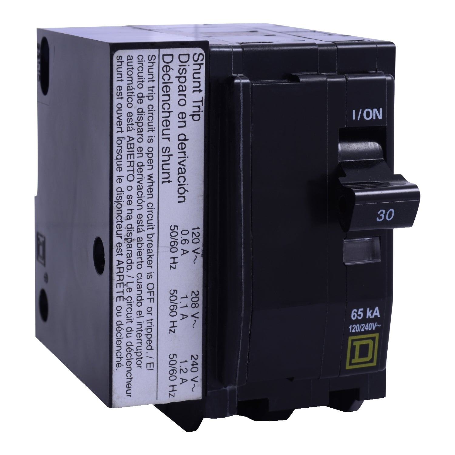 Square D 30 Amp 2 Pole 120/240V Thermal Magnetic Circuit Breaker Plug-In