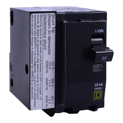 Square D 30 Amp 2 Pole 120/240V Thermal Magnetic Circuit Breaker Plug-In