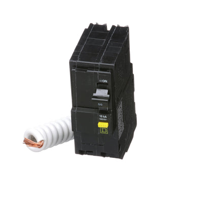 Square D 50A 120/240V 2-Pole Ground Fault Circuit Breaker QO Series