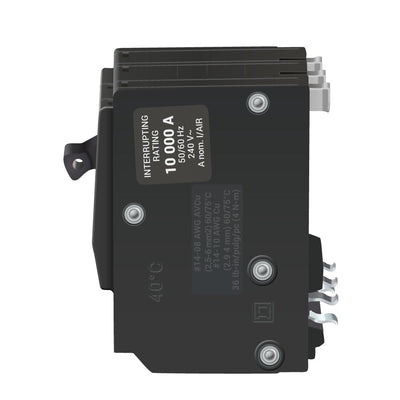 Square D 90 Amp 3 Pole 120/240V QO Series Circuit Breaker Plug-In 10kA Interrupt Rating