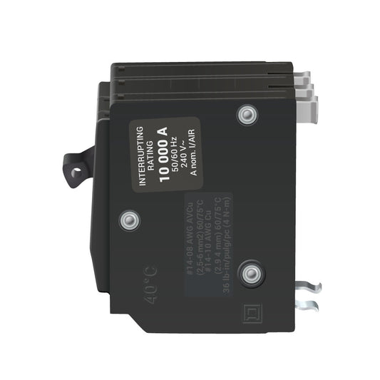 Square D 30 Amp 3 Pole 120/240VAC Plug-In Circuit Breaker, QO Series, 10kAIC, Thermal Magnetic Trip, UL/CSA Certified