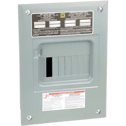 Square D 100A 120/240V 1-Phase 6-Space Main Lug Load Center NEMA 1