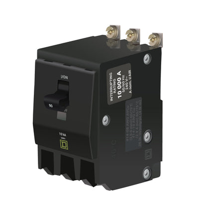 Square D 90 Amp 3 Pole Bolt-On Circuit Breaker 120/240 VAC 10 kA Interrupt Rating