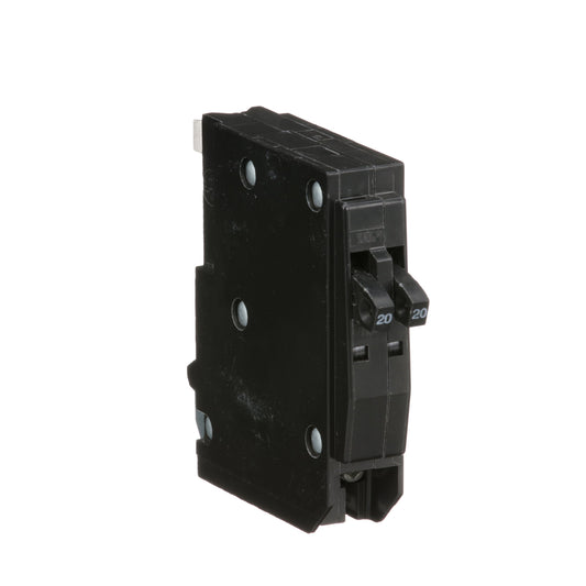 Square D 20A 120/240V 1-Pole Tandem Circuit Breaker Plug-On Mount 10kA Interrupt Rating