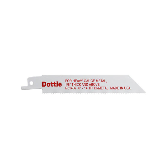 Dottie R614B7 Dottie 3/4 in x 6 in Bi-Metal Reciproblade R614B7