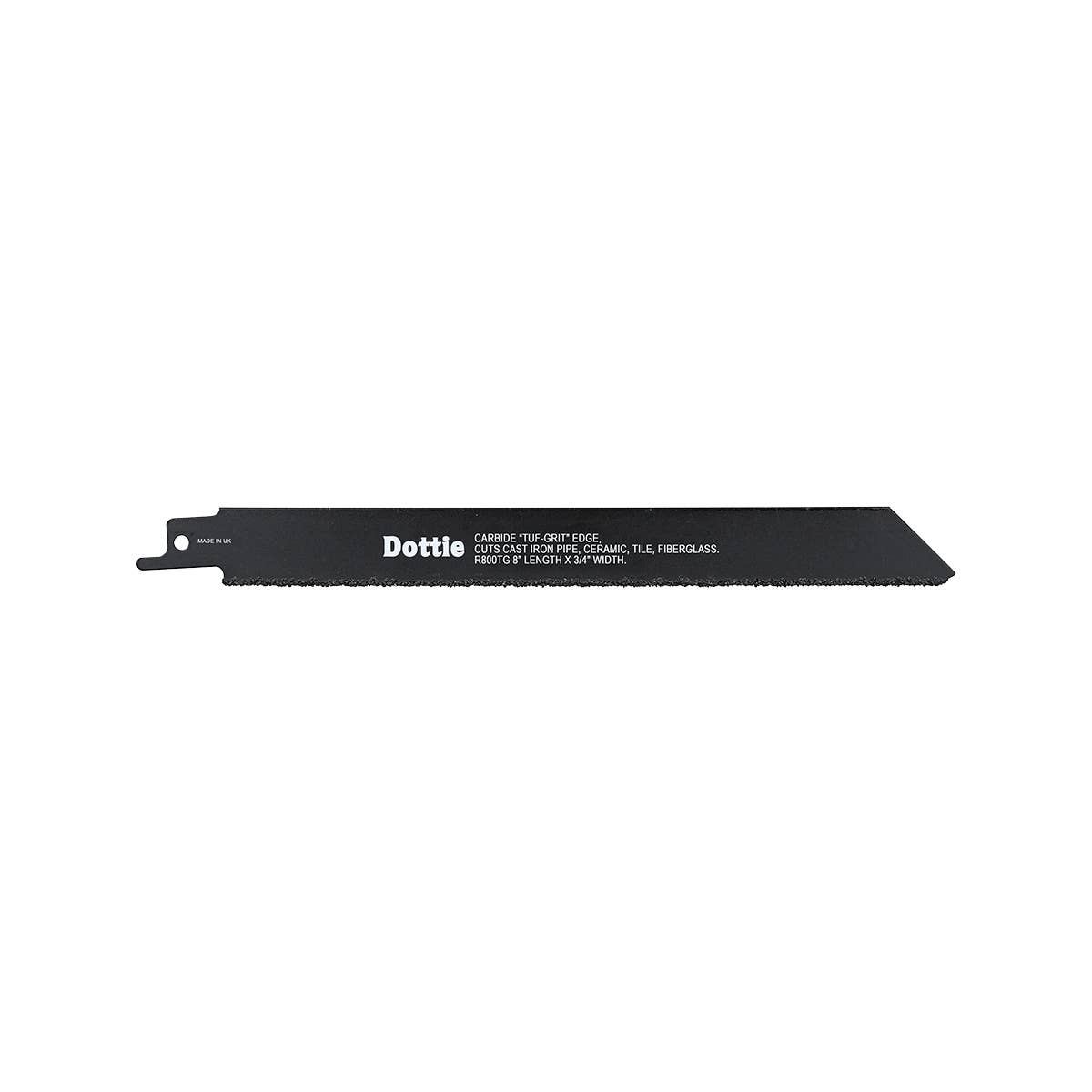 Dottie R800TG Dottie 3/4 in x 8 in Carbide Grit Reciproblade R800TG