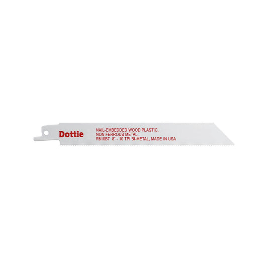 Dottie R810B7 Dottie 3/4 in x 4 in Bi-Metal Reciproblade R810B7