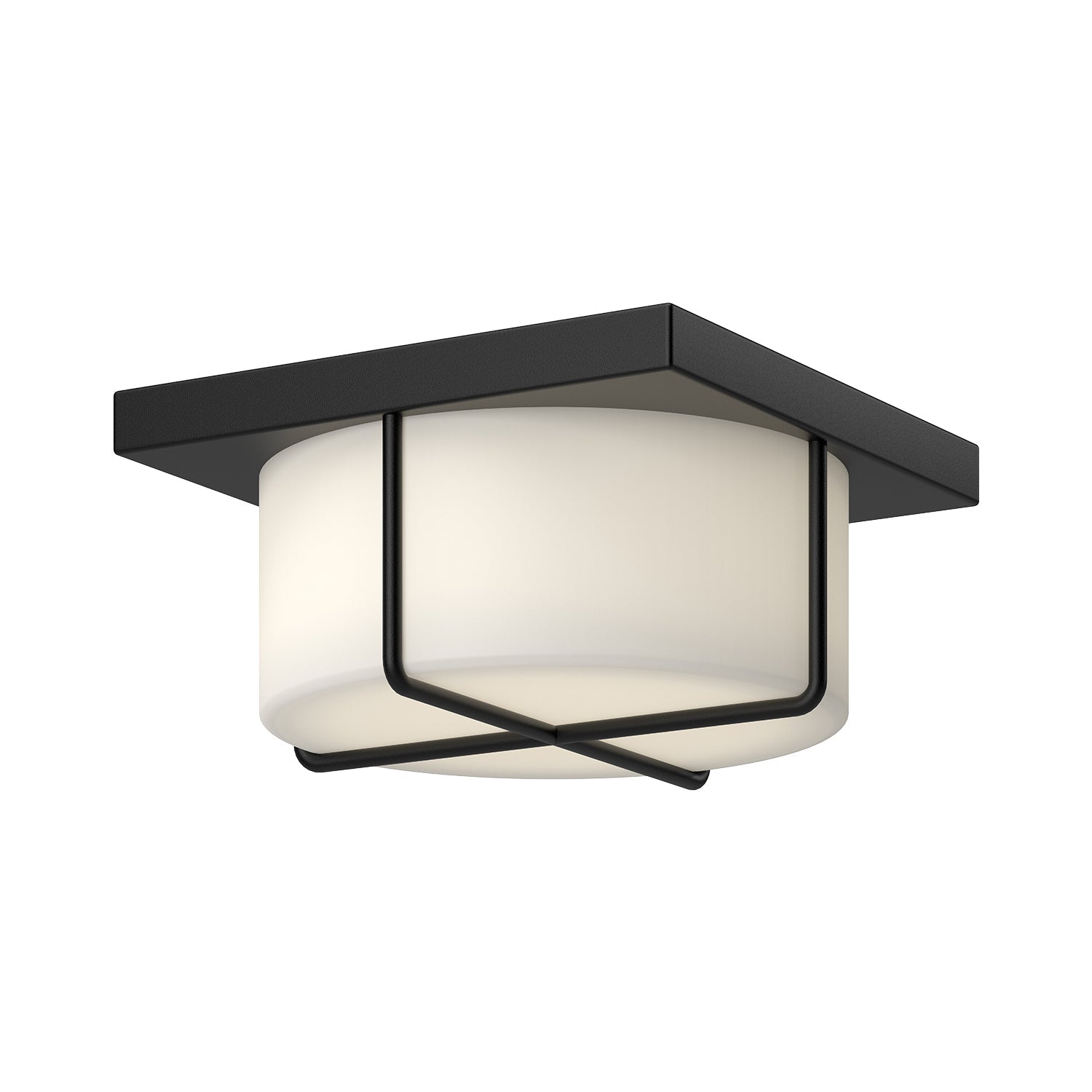 Kuzco Reglao black flush mount FM45910-BK/OP