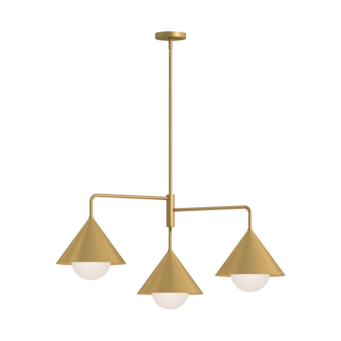 Alora Mood Remy brushed gold chandelier CH485245BGOP