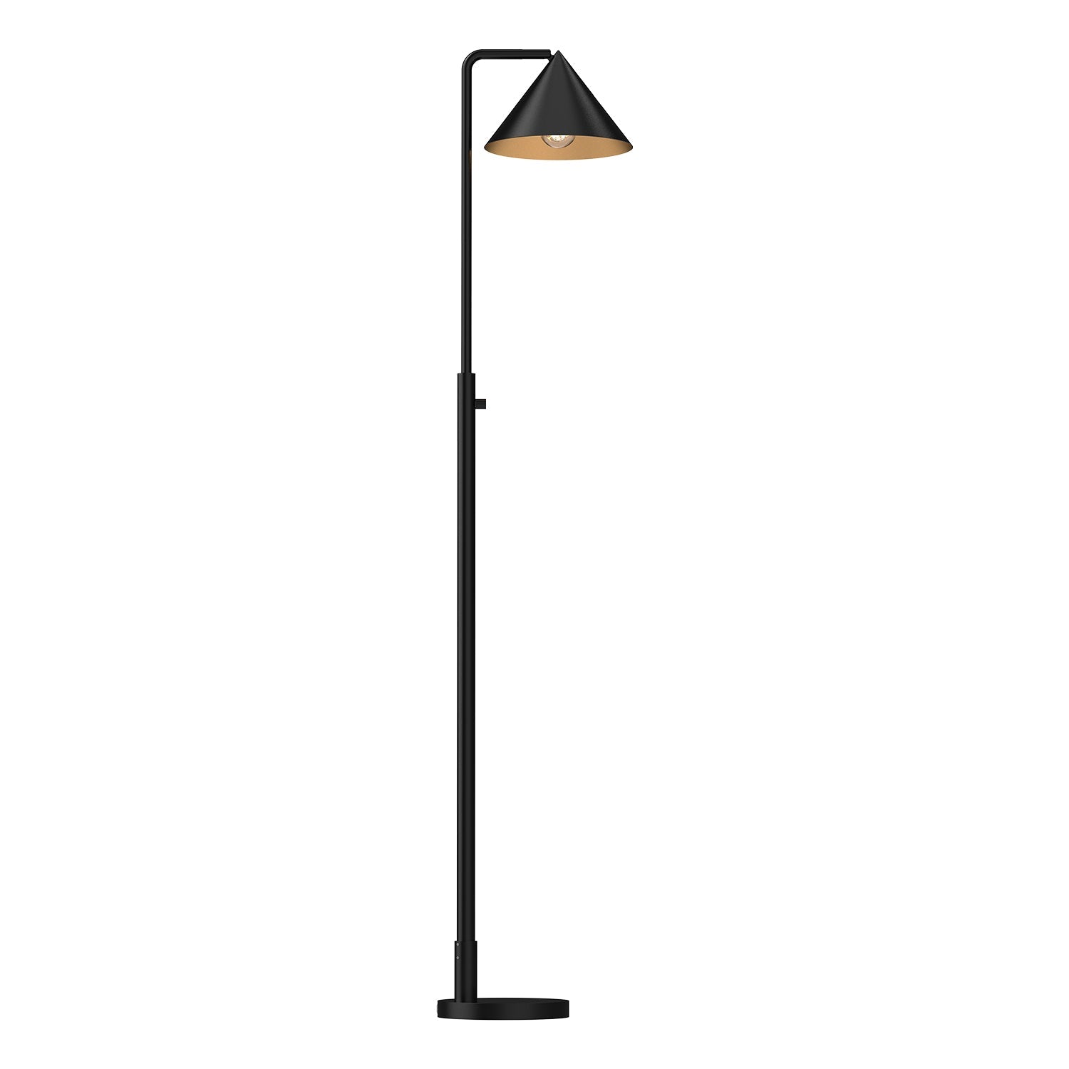 Alora Mood Remy matte black floor lamp FL485058MB