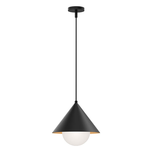 Alora Mood Remy matte black pendant PD485214MBOP