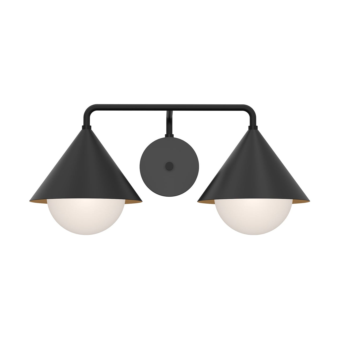 Alora Mood Remy matte black vanity light VL485221MBOP