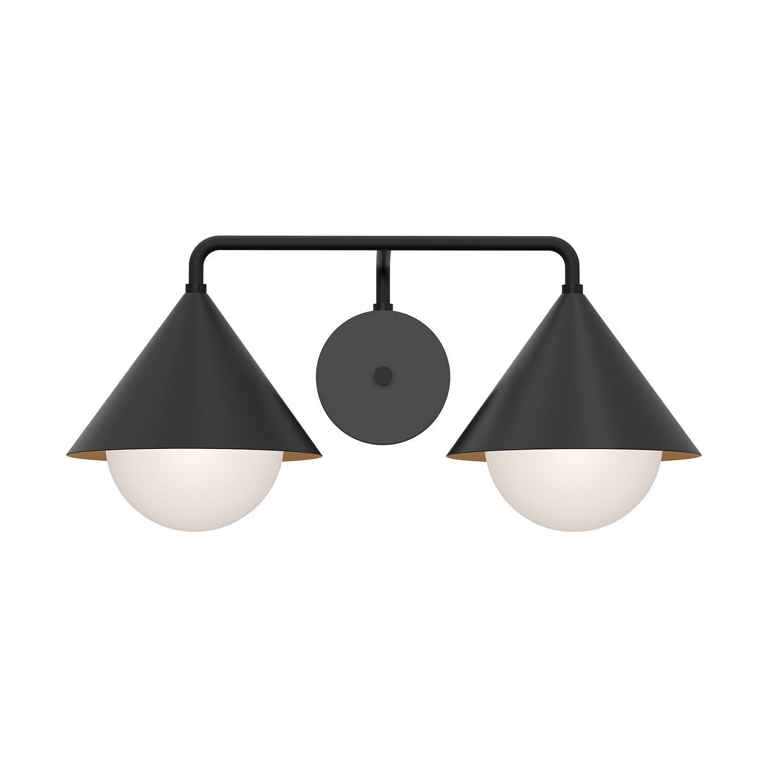 Alora Mood Remy matte black vanity light VL485221MBOP