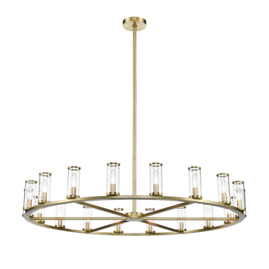 Alora Revolve clear glass chandelier CH309018NBCG