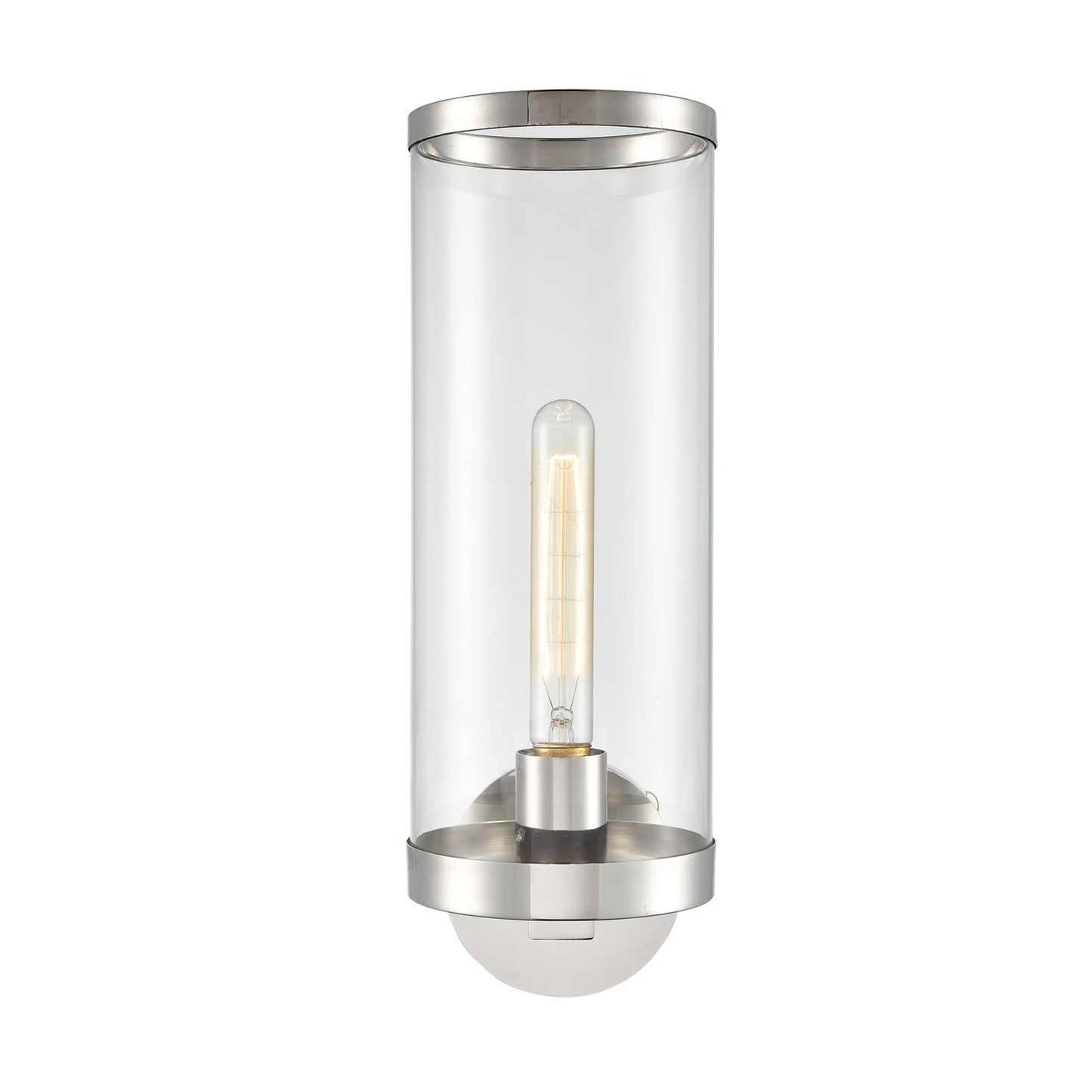 Alora Revolve II clear glass vanity light WV311601PNCG