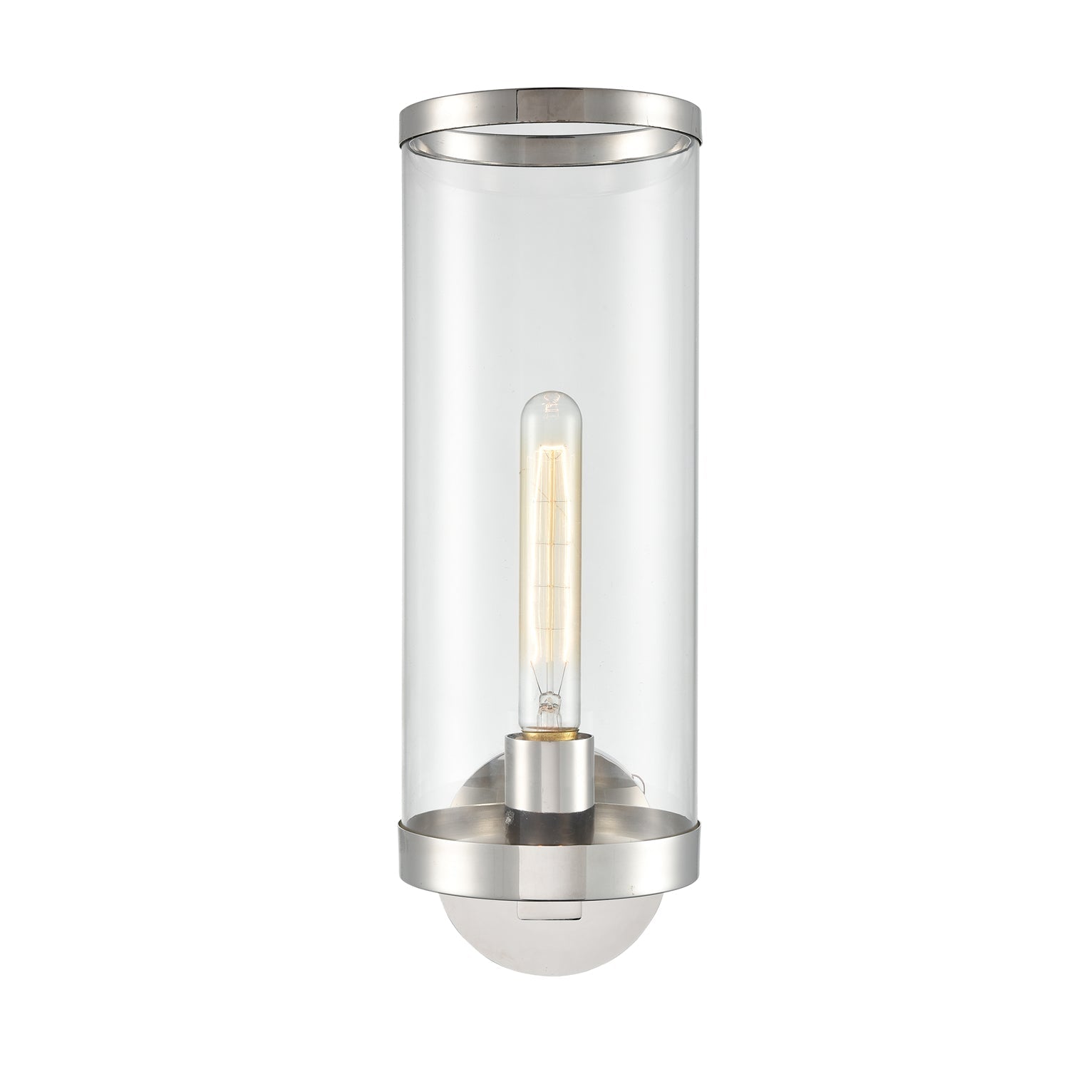 Alora Revolve II clear glass vanity light WV311601PNCG