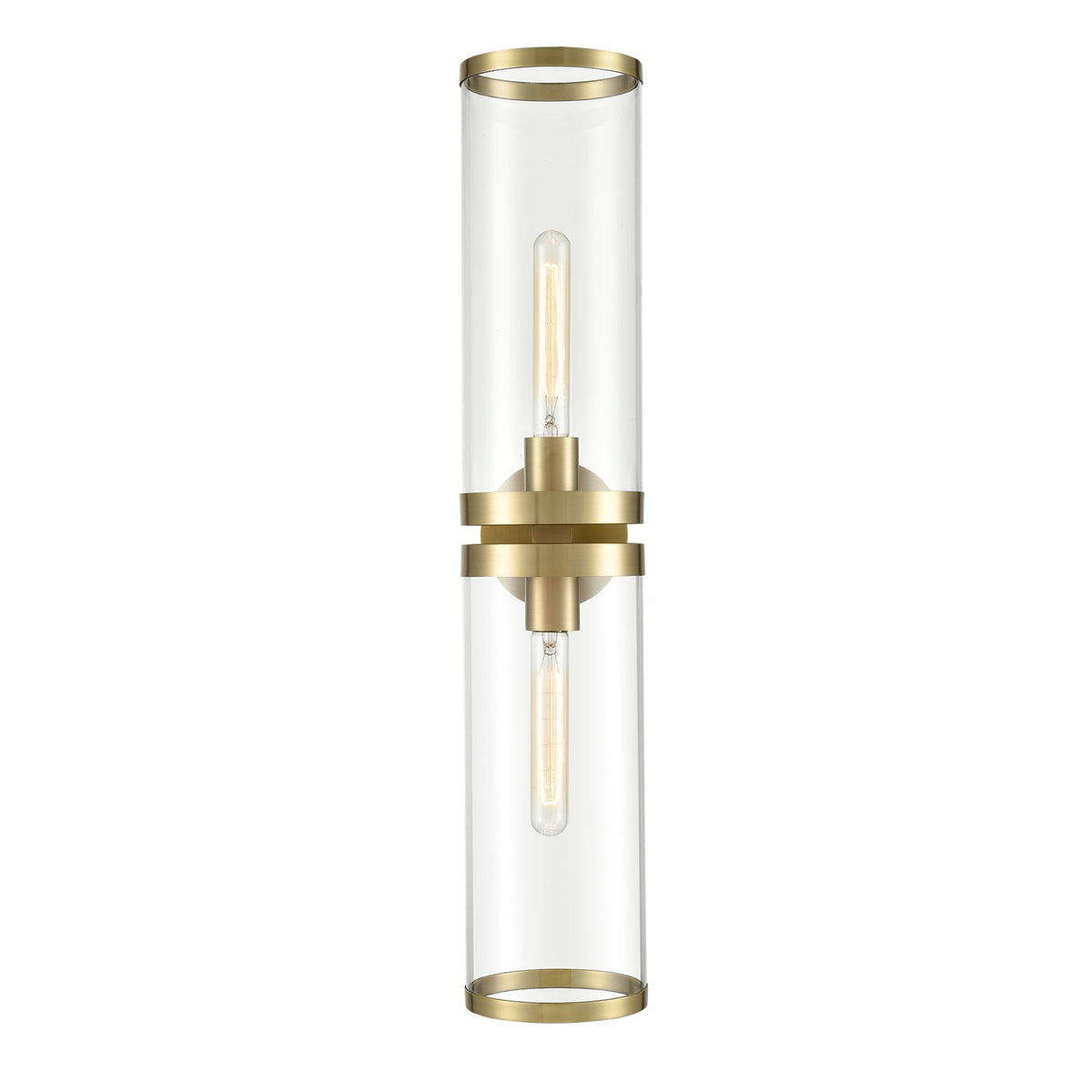 Alora Revolve II clear glass vanity light WV311602NBCG