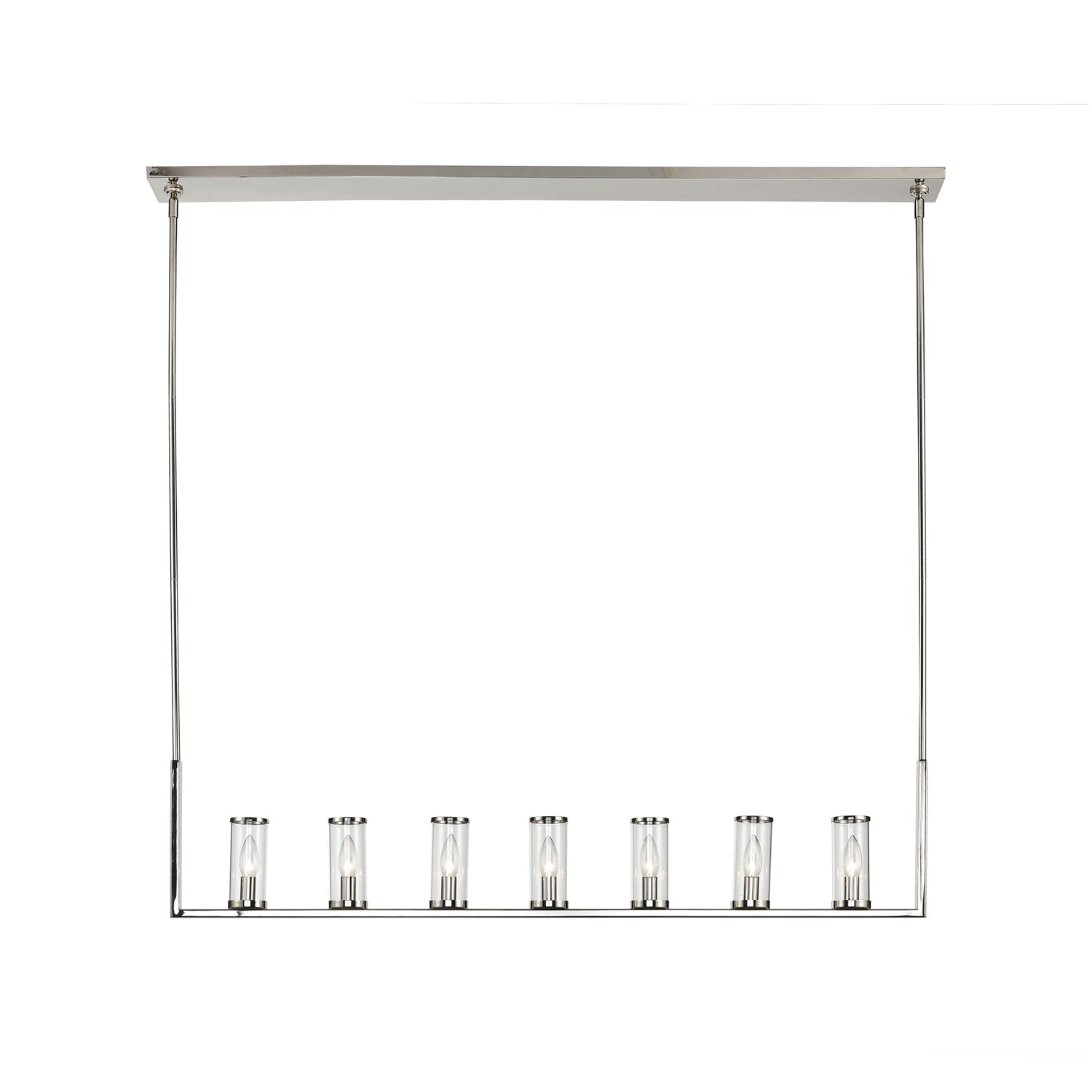 Alora Revolve clear glass linear pendant LP309007PNCG