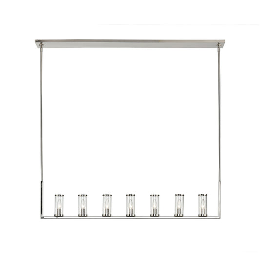 Alora Revolve clear glass linear pendant LP309007PNCG