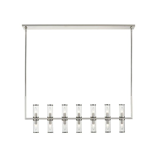 Alora Revolve clear glass linear pendant LP309077PNCG