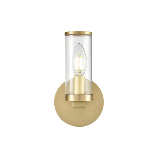 Alora Revolve clear glass vanity light WV309001NBCG