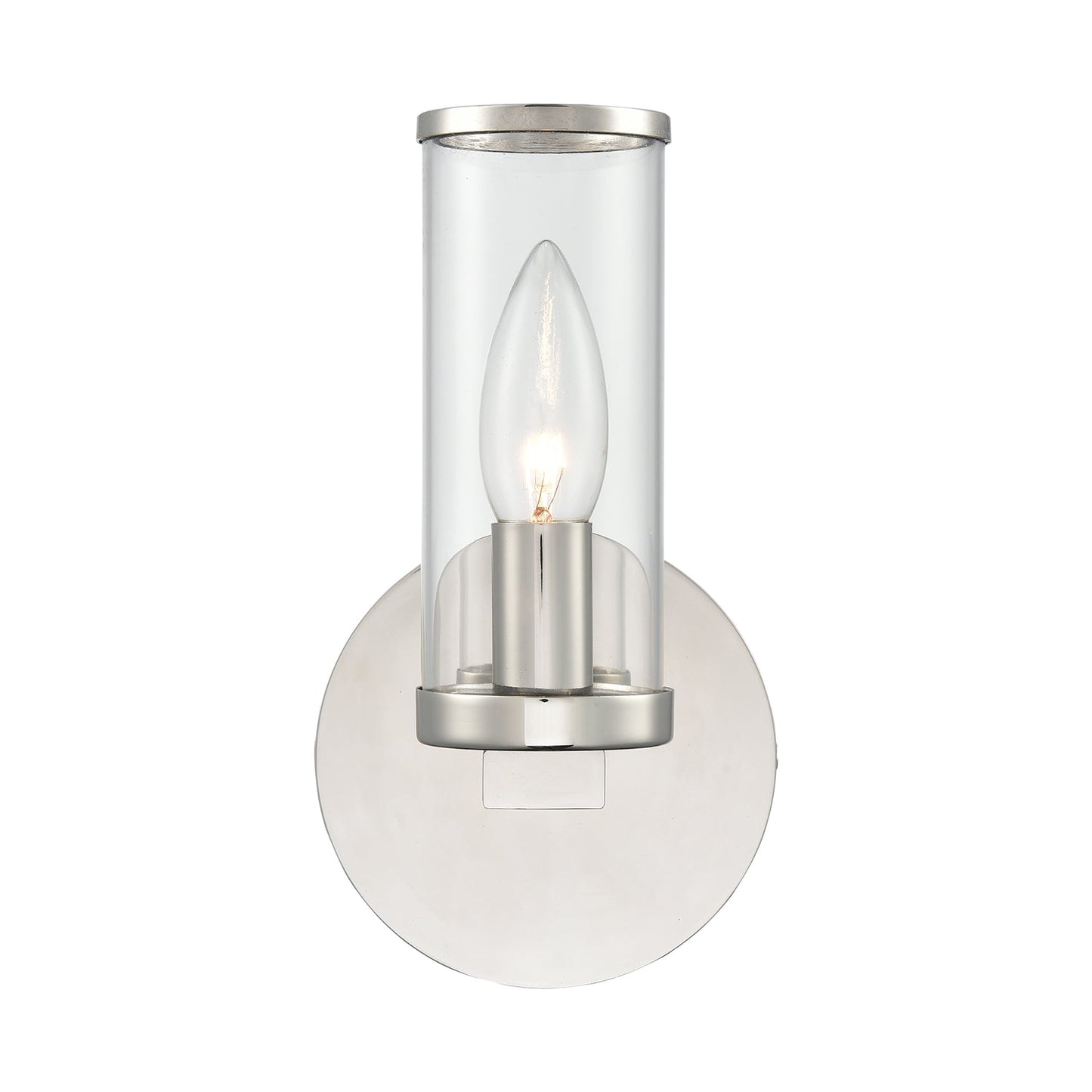 Alora Revolve clear glass vanity light WV309001PNCG