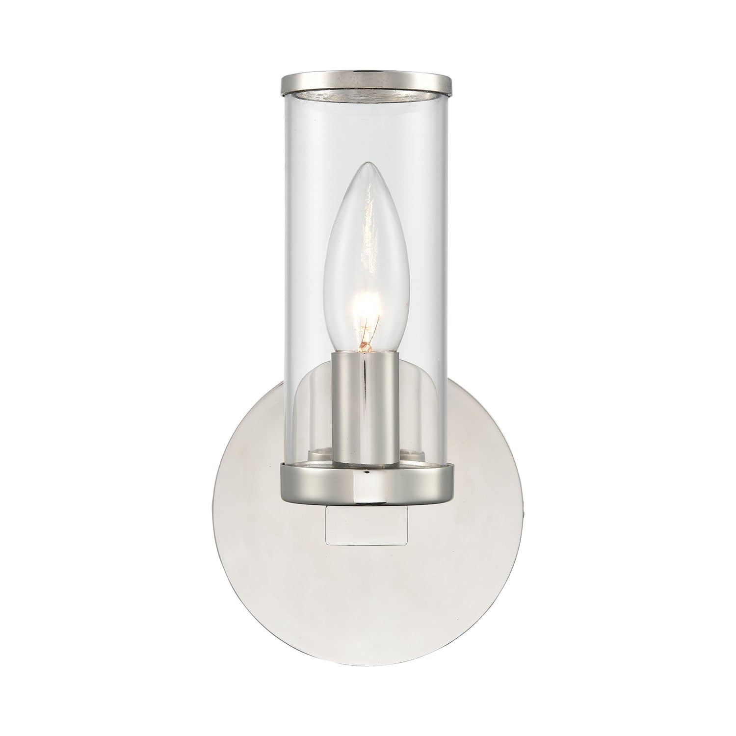 Alora Revolve clear glass vanity light WV309001PNCG