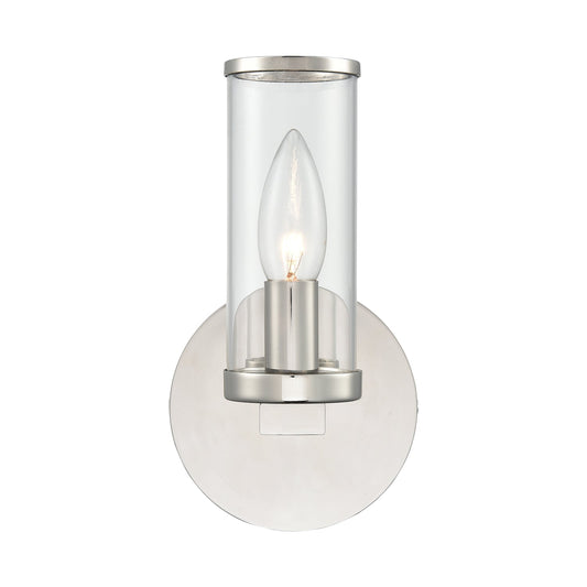 Alora Revolve clear glass vanity light WV309001PNCG