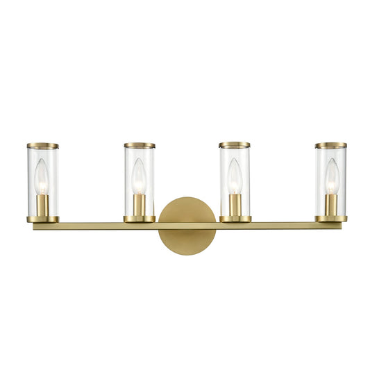 Alora Revolve clear glass vanity light WV309044NBCG