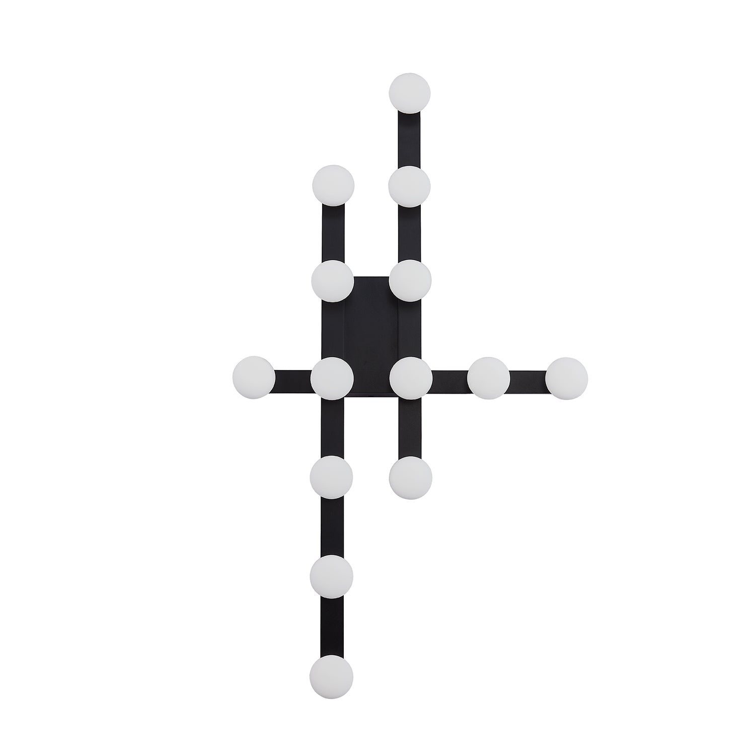 Kuzco Rezz black flush mount FM63432-BK