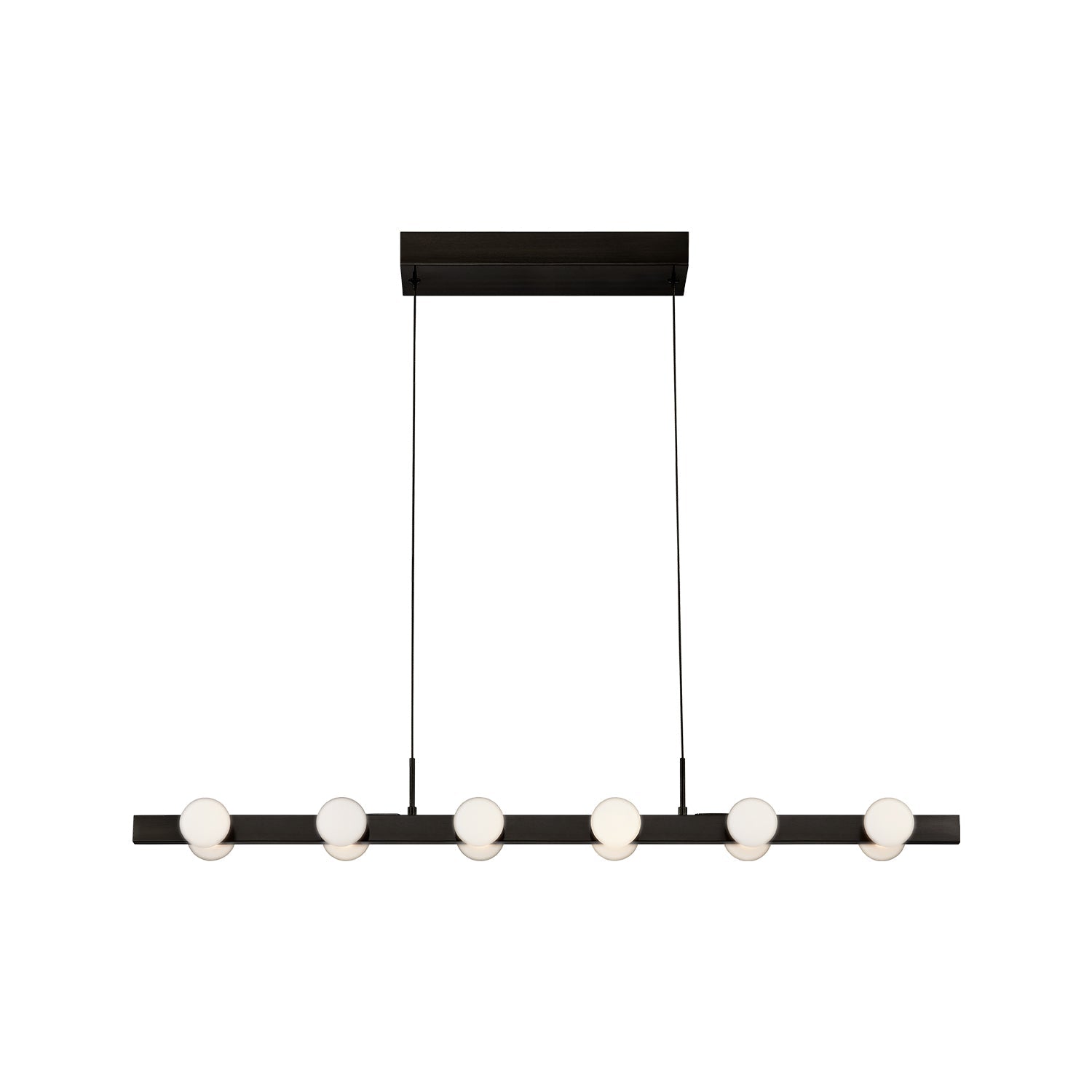 Kuzco Rezz black linear pendant LP63436-BK