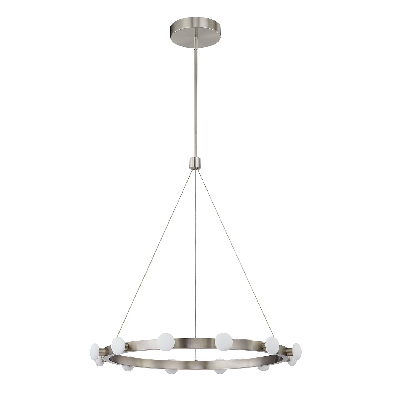 Kuzco Rezz brushed nickel pendant PD63428-BN
