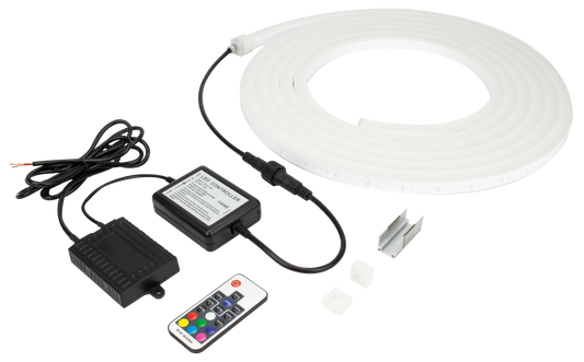 NeonFlex Lateral Bend 12V AC RGBW 6m Kit - American Lighting RF-NFL-RGBW-12VAC-6MKIT