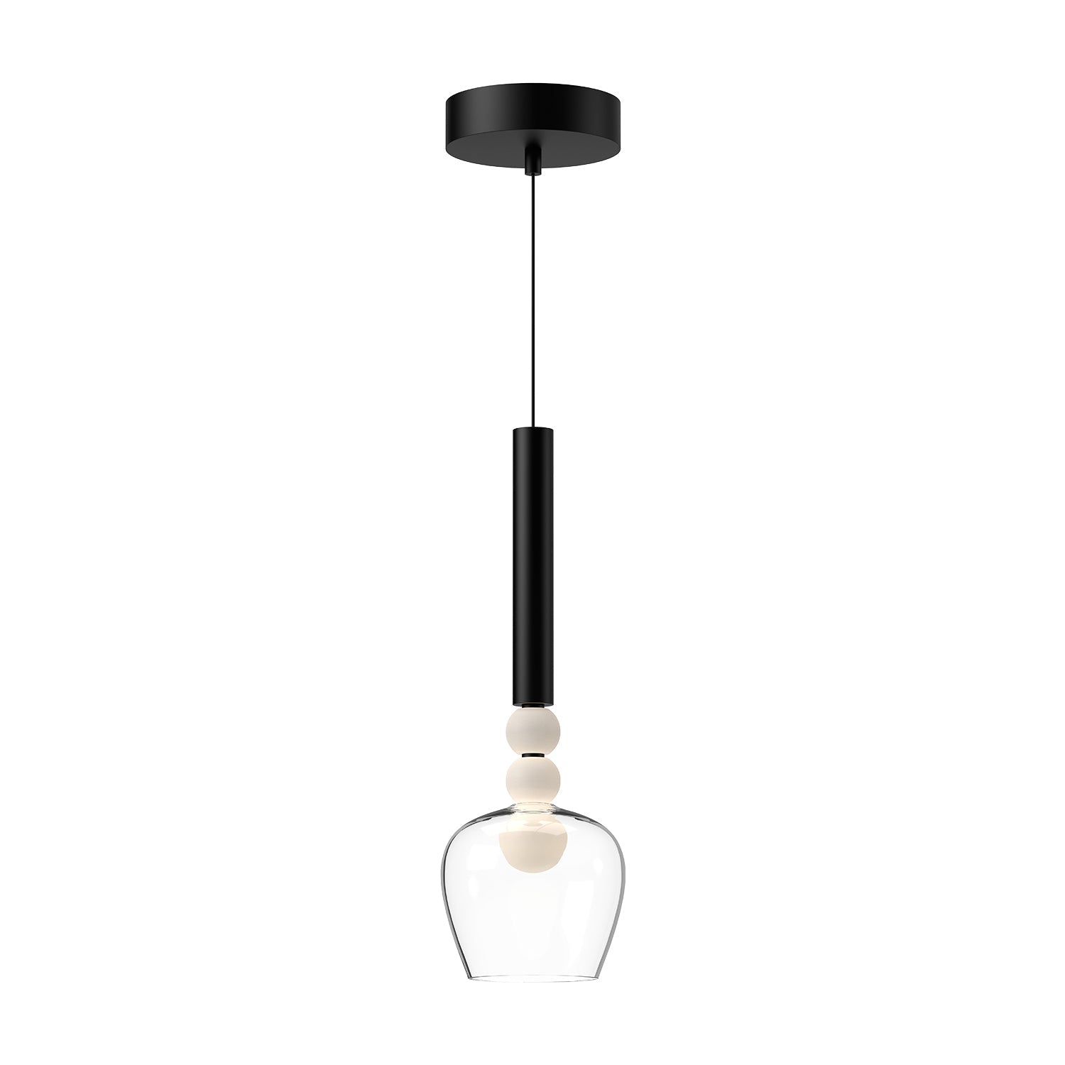Kuzco Rise black pendant PD30501-BK/CL