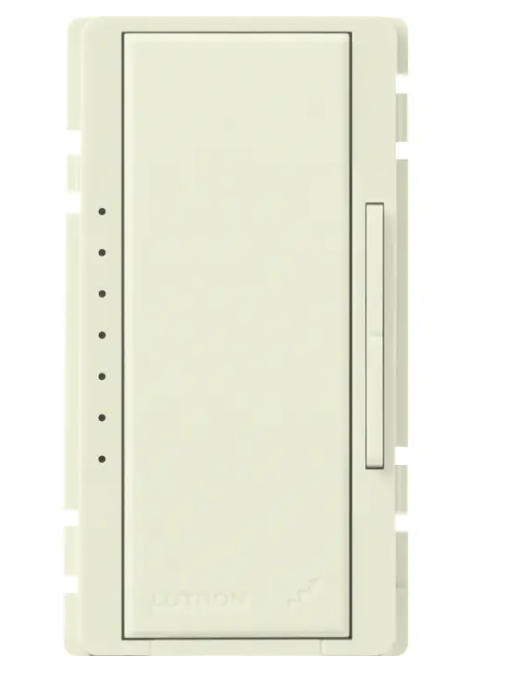 Lutron Maestro dimmer switch in Biscuit