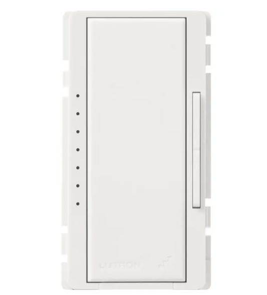 Lutron Maestro dimmer switch in Snow White