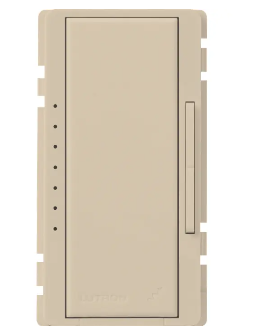 Lutron Maestro dimmer switch in Taupe