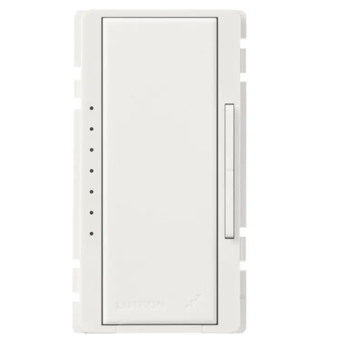 Lutron Maestro dimmer switch in White