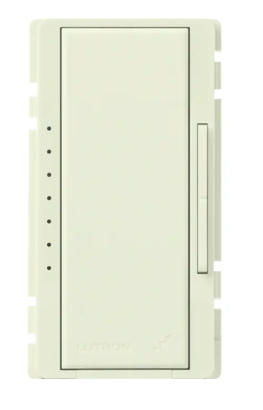 Lutron Maestro dimmer switch in Biscuit