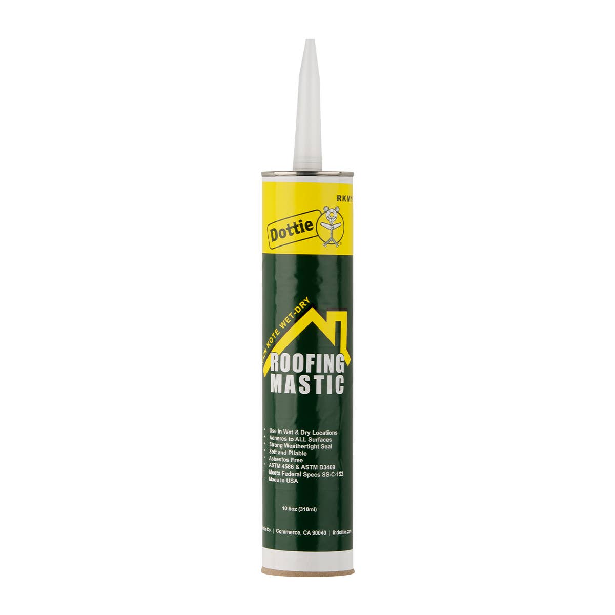 Dottie RKM10 Dottie Roof Mastic (10.5 oz) RKM10