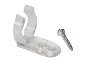 Flexbrite 1/2in Plastic Mounting Clips - American Lighting RL-CLIP/SCREW