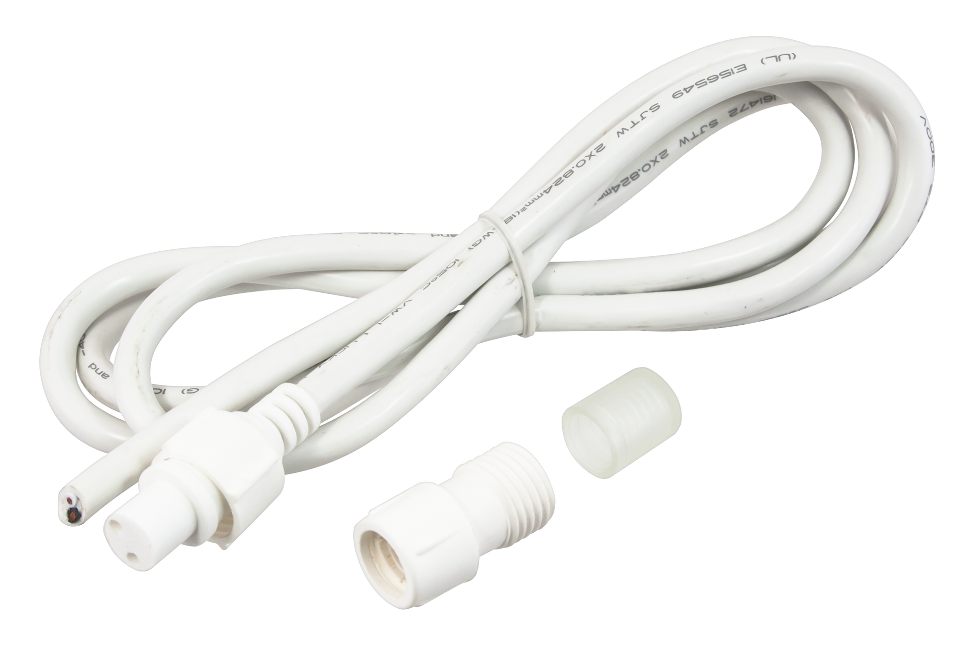 Flexbrite 1/2in 5ft Power Connection Kit w/Plug - American Lighting RL-LED-CONKIT-1.6AMP