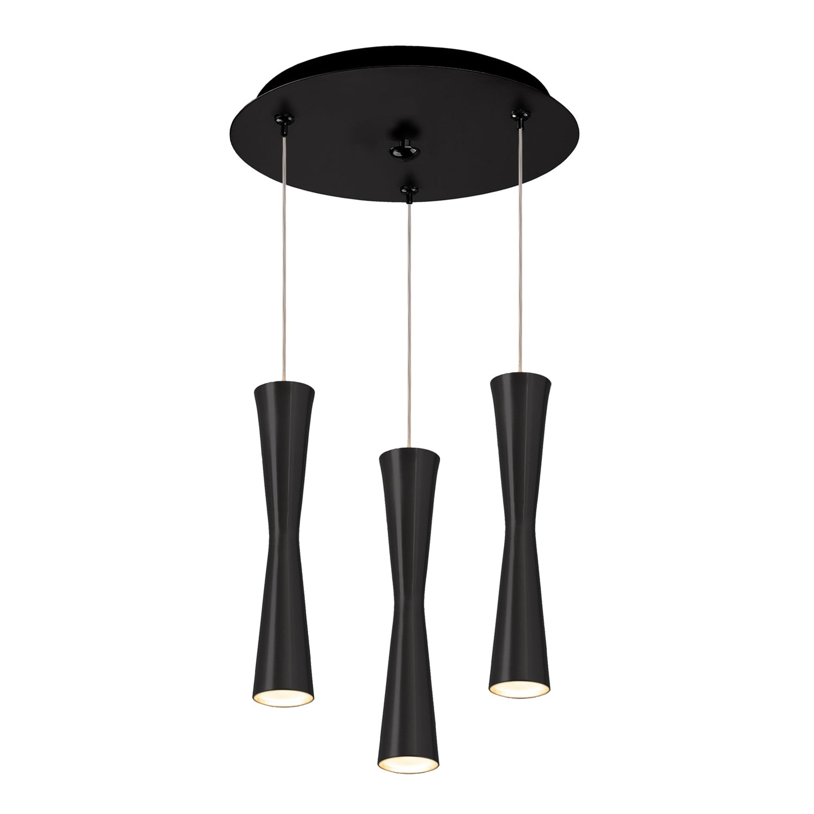 Kuzco Robson black multi-pendant MP42502BK-03
