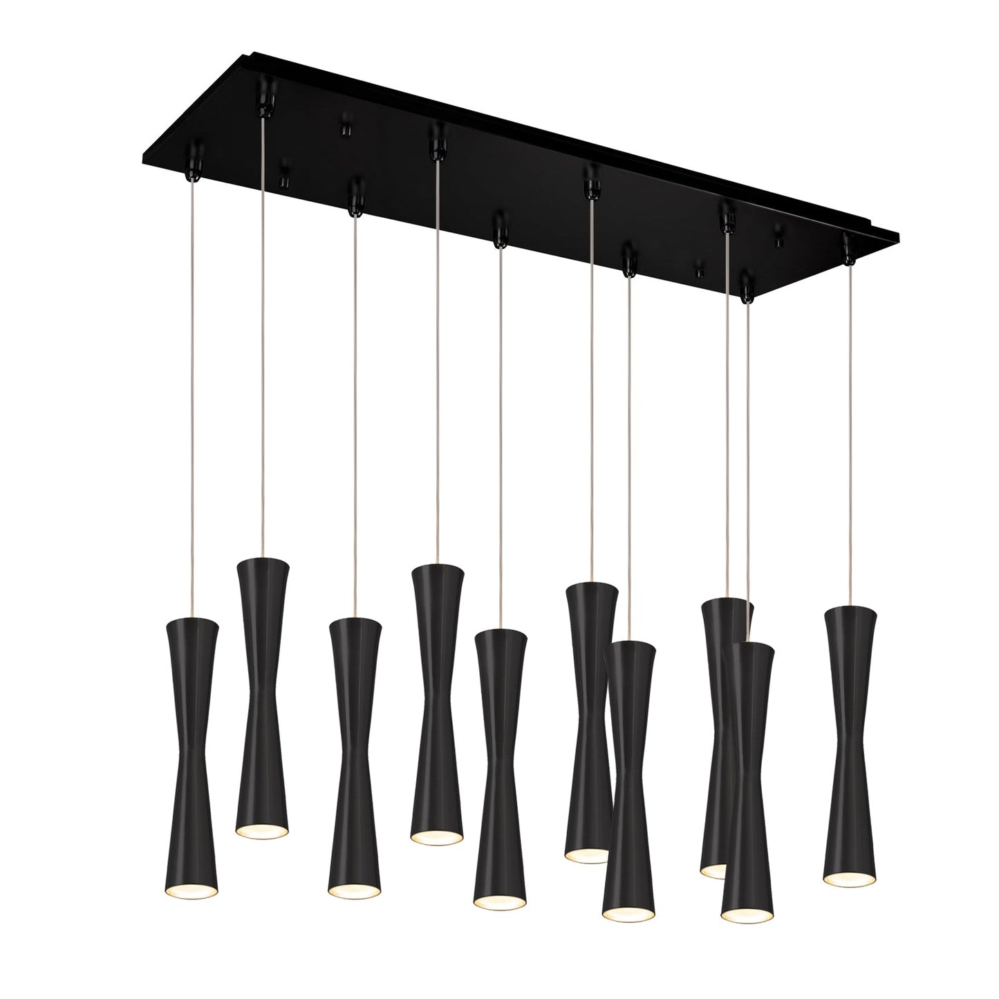 Kuzco Robson black multi-pendant MP42502BK-10